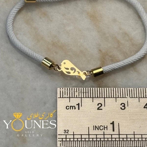 دستبند گنجشک طلا لیزری